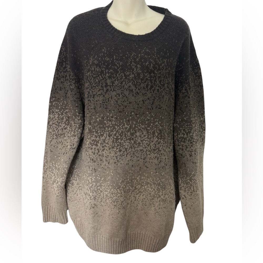 Gradient Brown and Tan Men’s Sweater. EUC. Size XXL